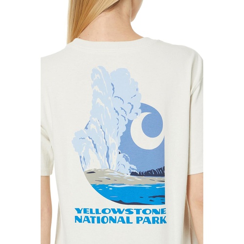 칼하트 Carhartt Loose Fit Heavyweight Short Sleeve Yellowstone National Park Graphic T-Shirt