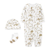 Baby Boys or Baby Girls Take Me Home Converter Gown 3 Piece Set
