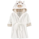 Baby Boys or Baby Girls Hooded Animal Terry Bath Robe