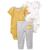 Baby Boys Helicopter Bodysuit and Pants 3 Piece Set