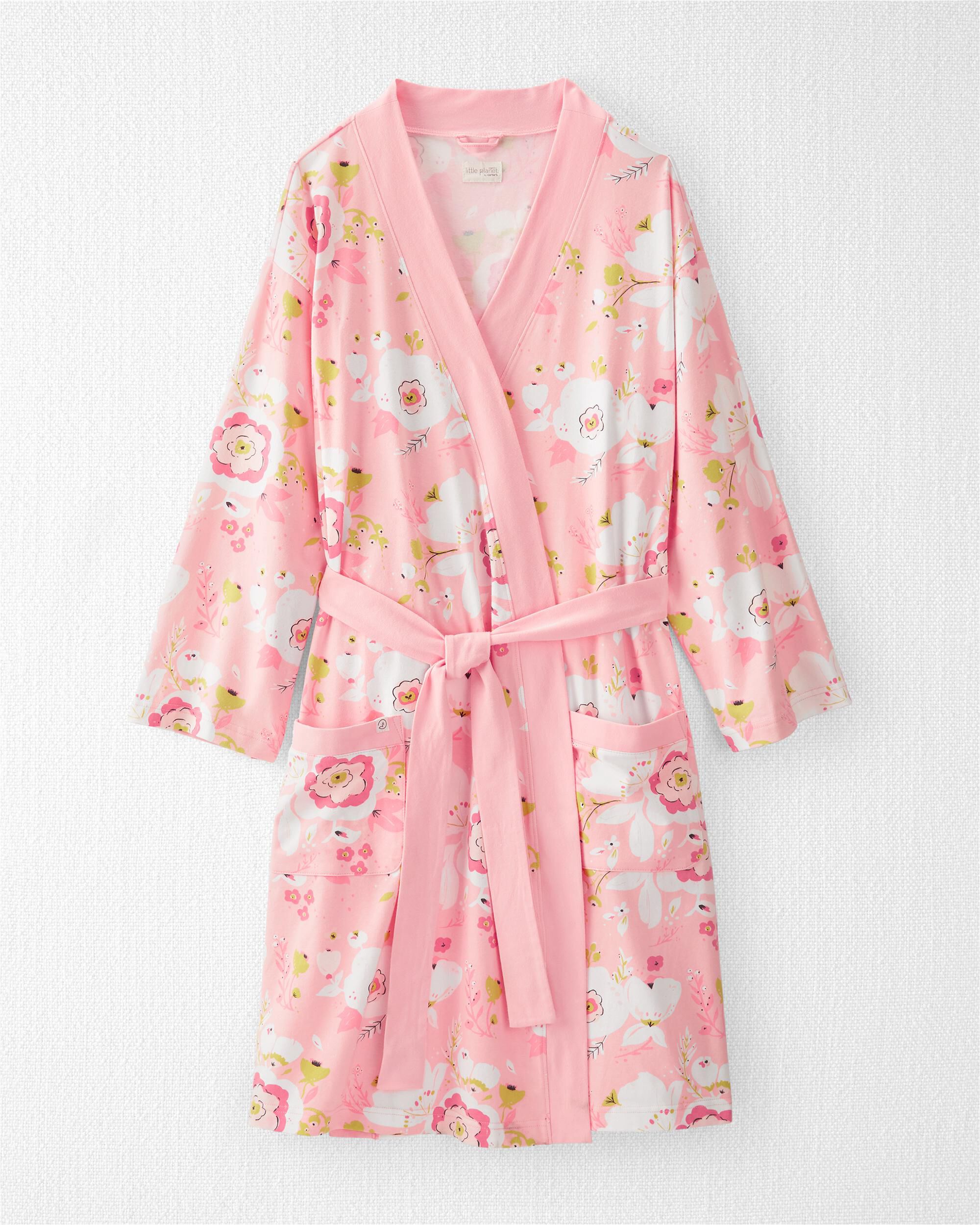 Carters Adult Organic Cotton Jersey Robe