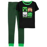 Carters Kid 2-Piece Minecraft 100% Snug Fit Cotton PJs