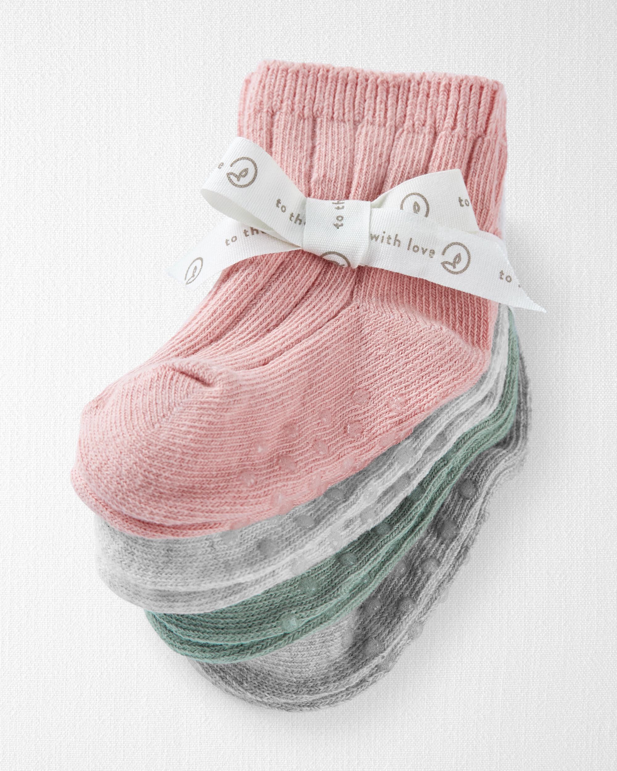 Carters Baby 4-Pack No-Slip Socks