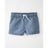 Carters Recycled Gingham Swim Trunks