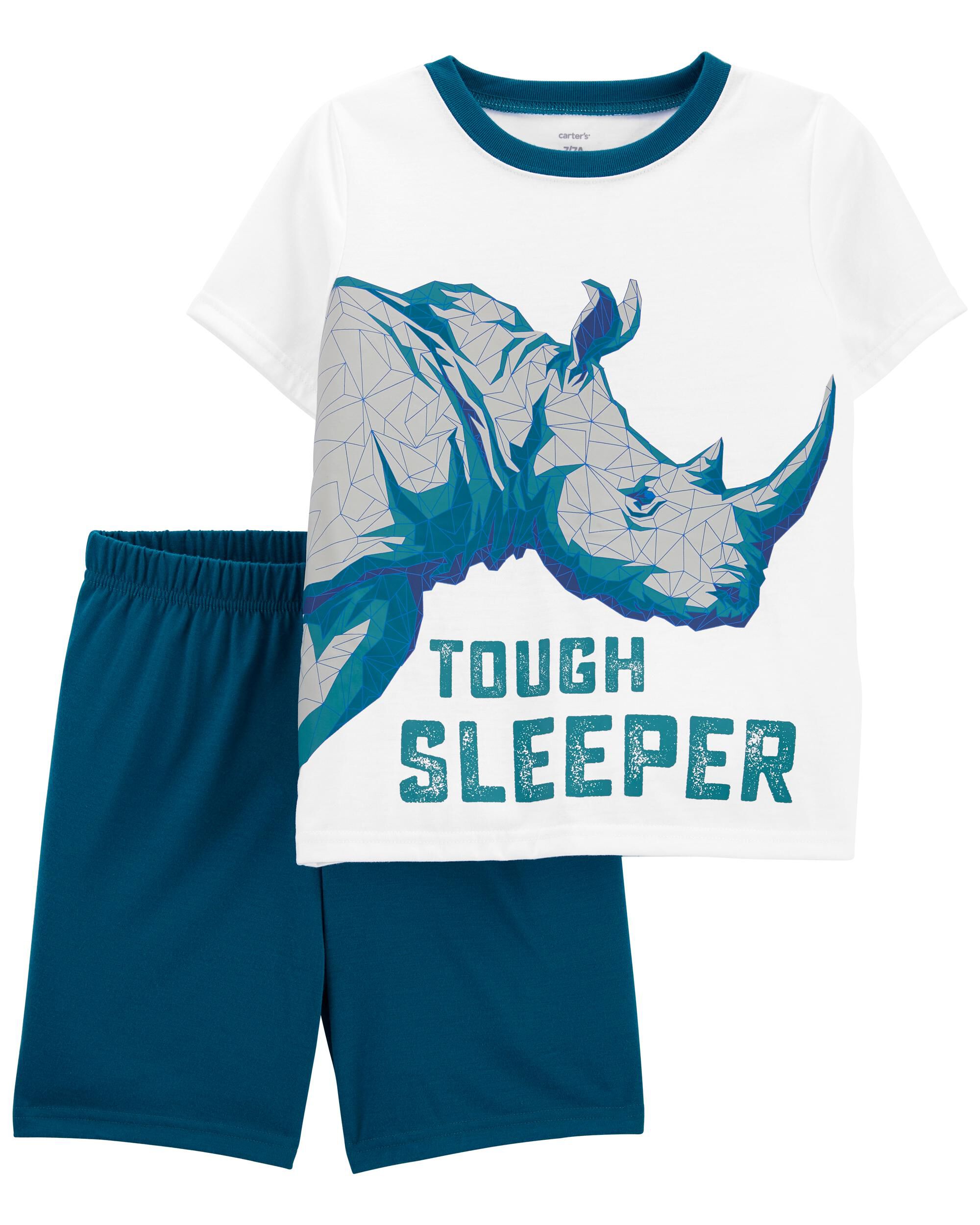 Carters 2-Piece Rhino Loose Fit Poly PJs