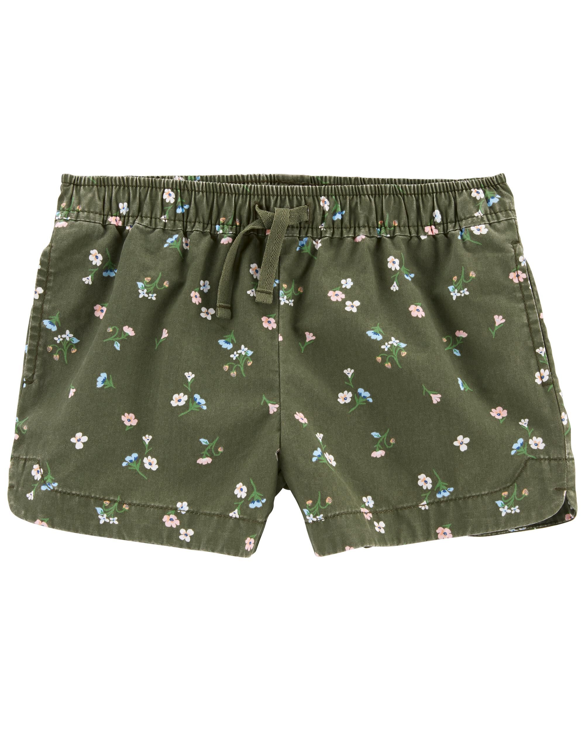 Carters Pull-On Floral Shorts