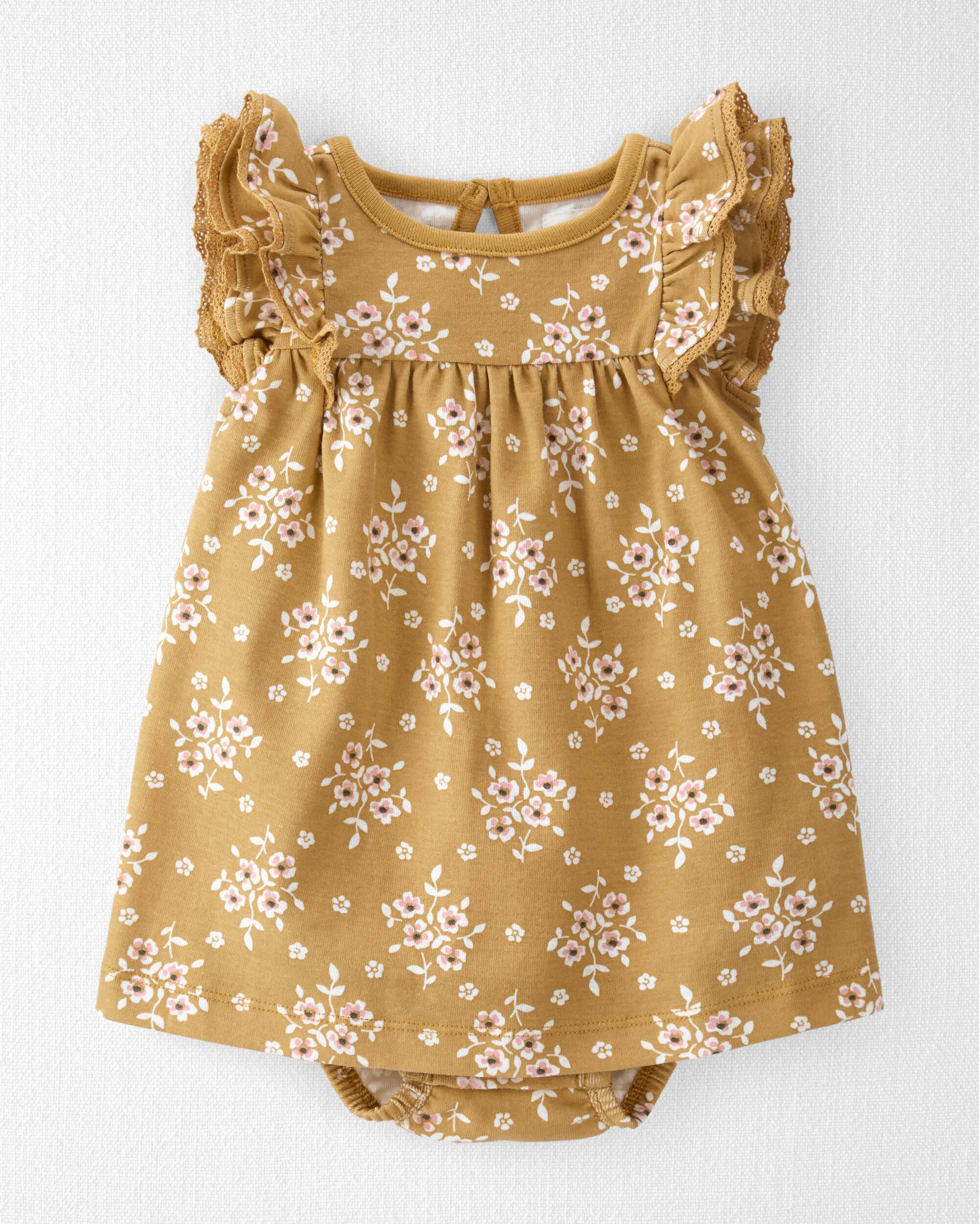 Carters Organic Cotton Dress with Bloomer