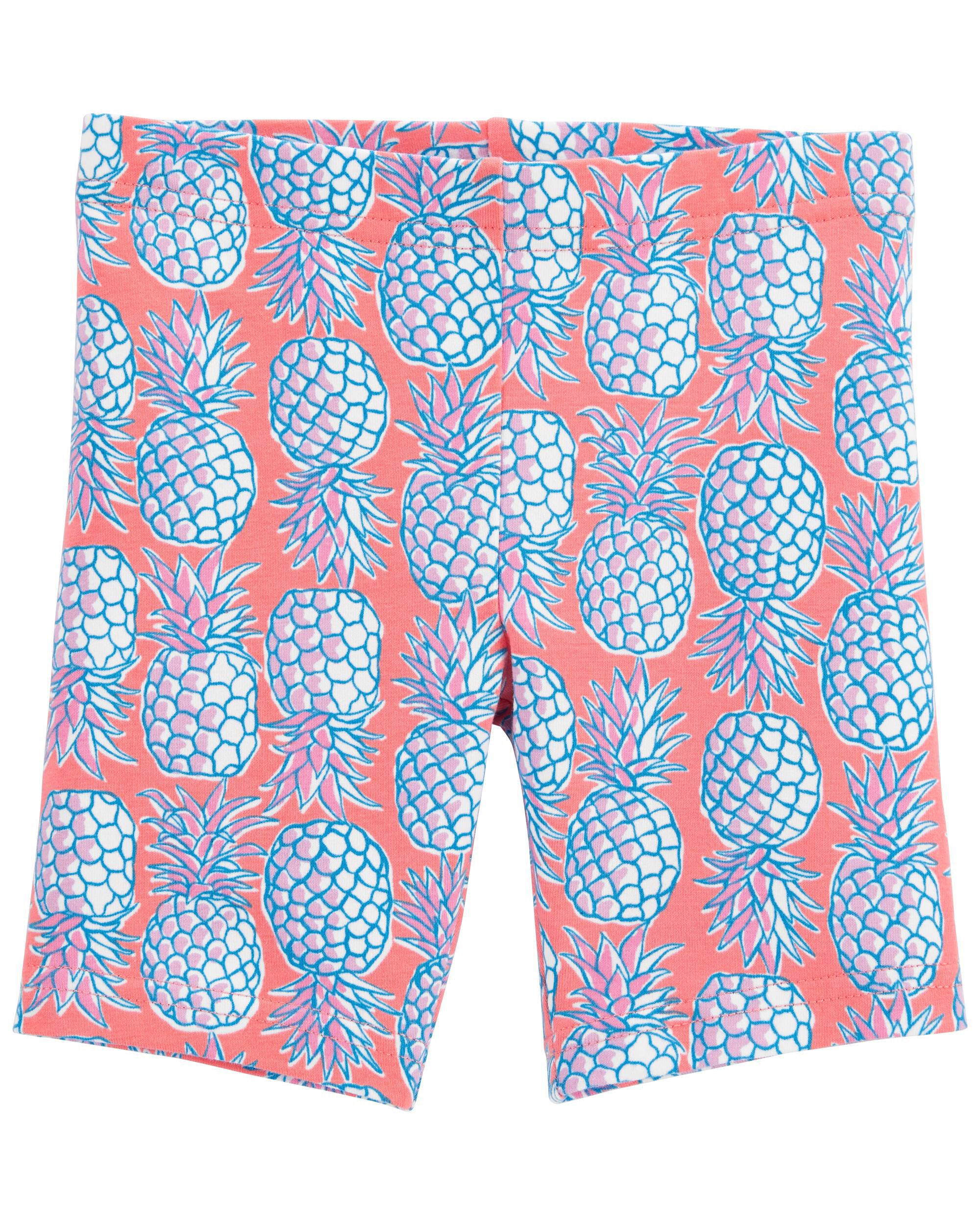 Carters Pineapple Bike Shorts