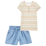 Carters 2-Piece Tee & Pull-On Short Set