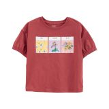 Carters Jersey Puff Sleeve Boxy Cropped Tee