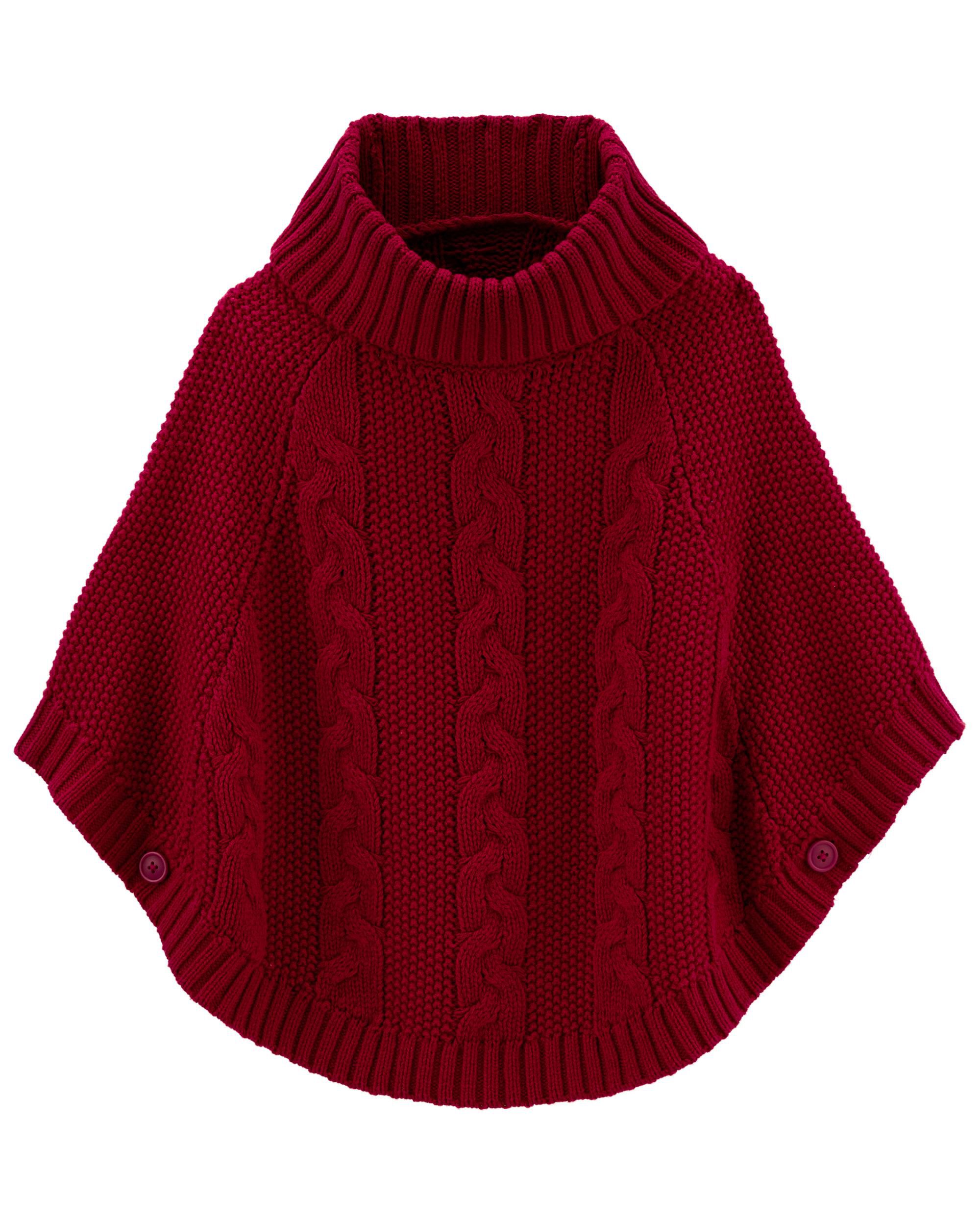 Carters Cable Knit Poncho
