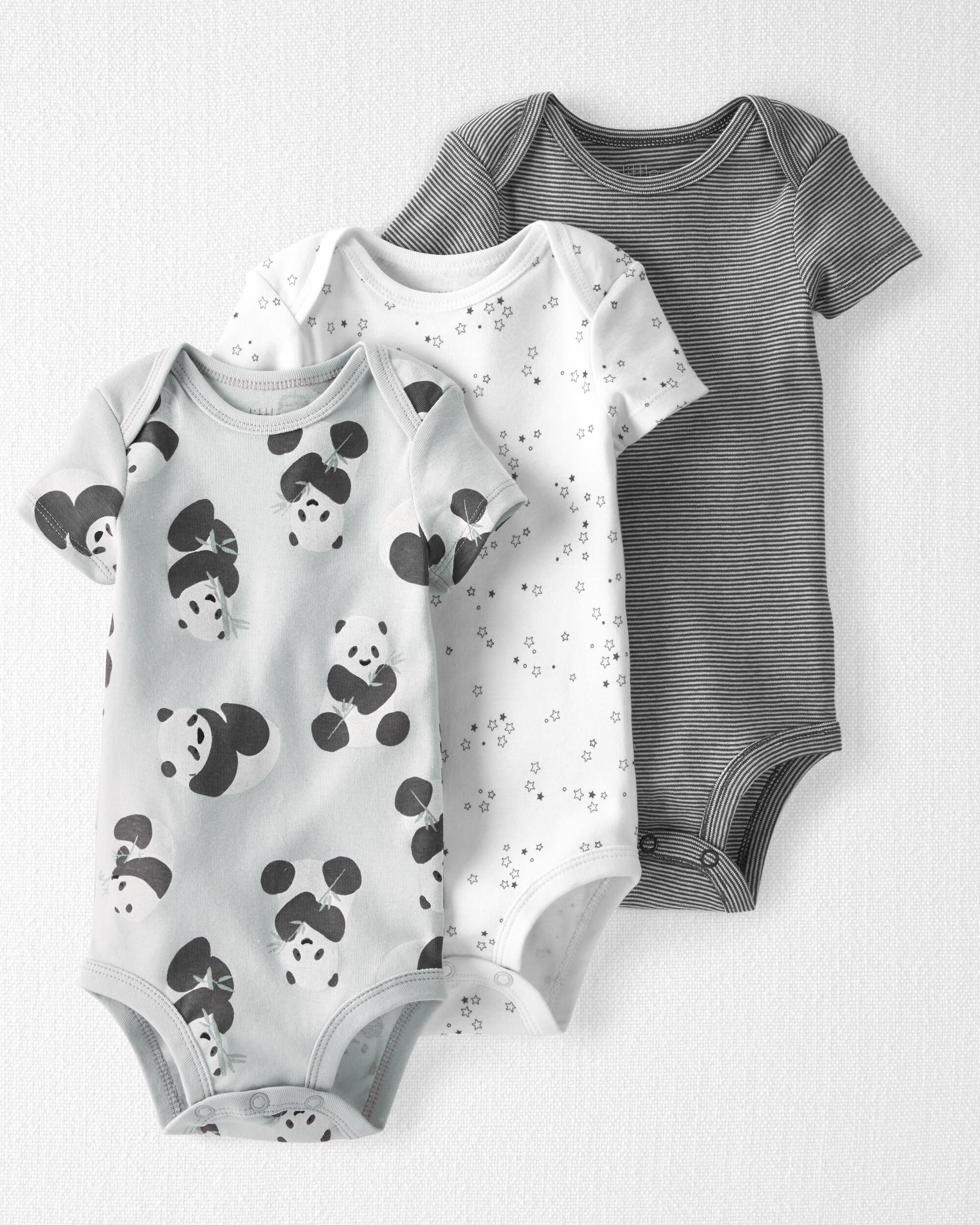 Carters 3-Pack Organic Cotton Bodysuits