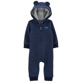 Carters Baby Zip-Up Hooded Fleece Jumpsuit