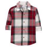 Carters Toddler Plaid Button-Front Shirt