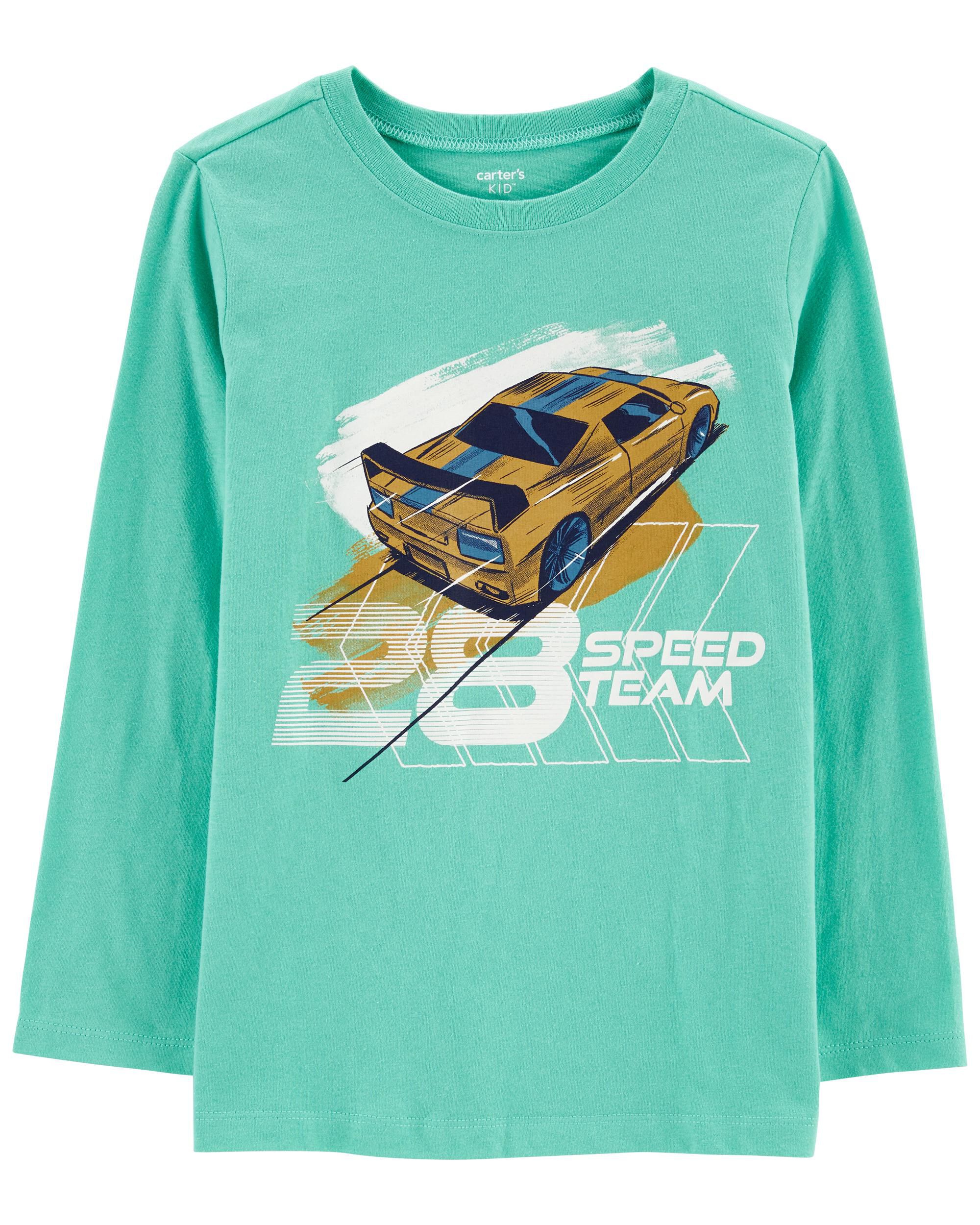 Carters Kid Race Car Speed Team Jersey Tee
