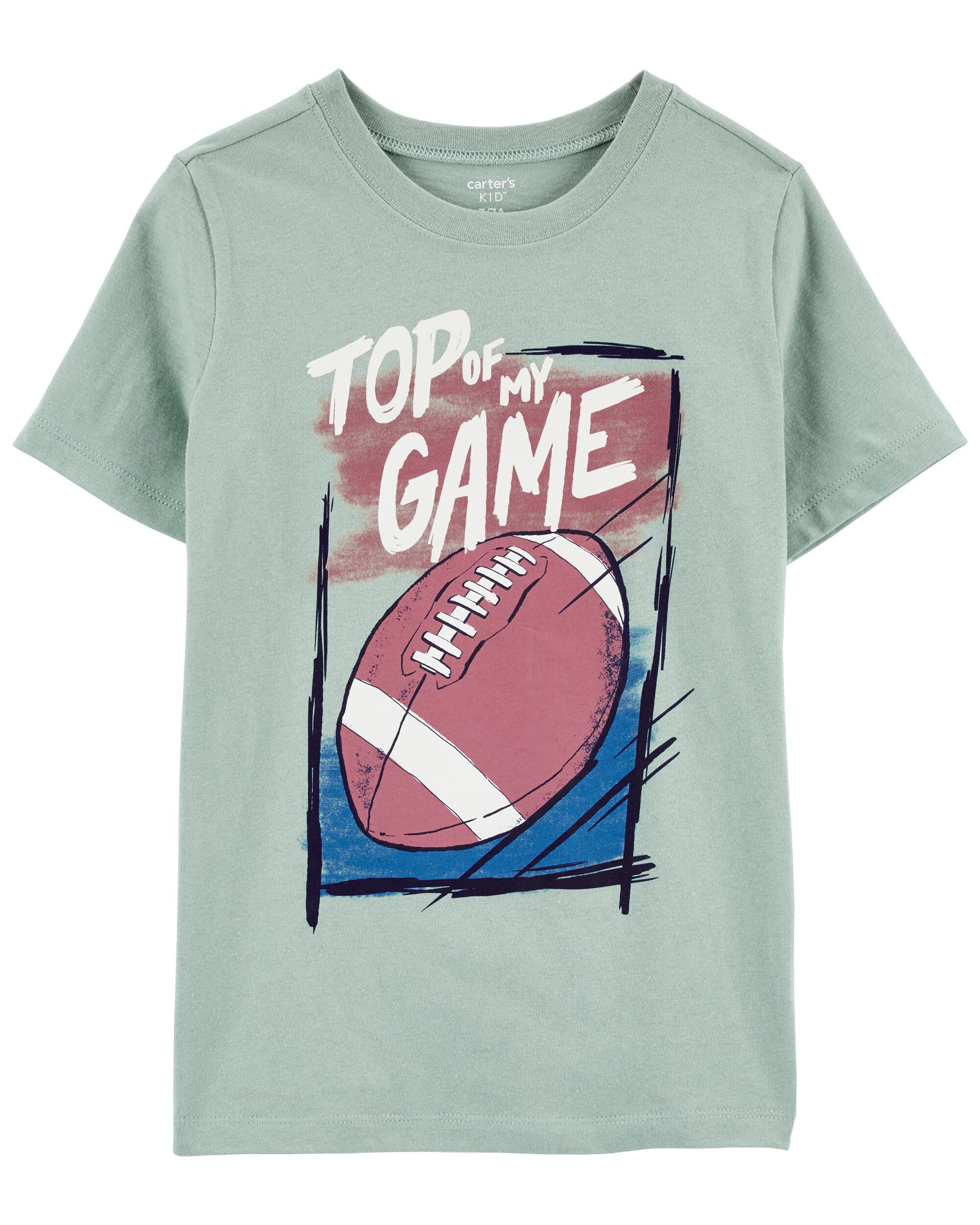 Carters Football Top Of My Game Jersey Tee