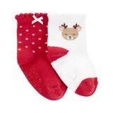 Carters Baby 2-Pack Christmas Booties