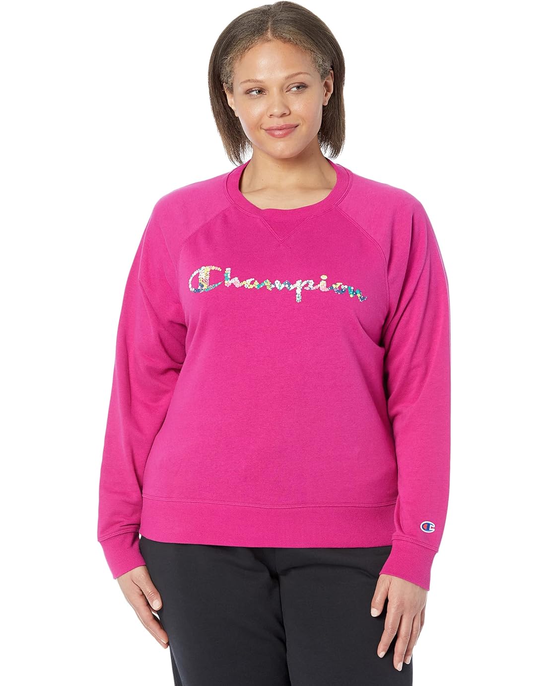 Champion Plus Size Campus French Terry Crew