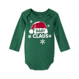 Childrensplace Unisex Baby Matching Family Baby Claus Graphic Bodysuit