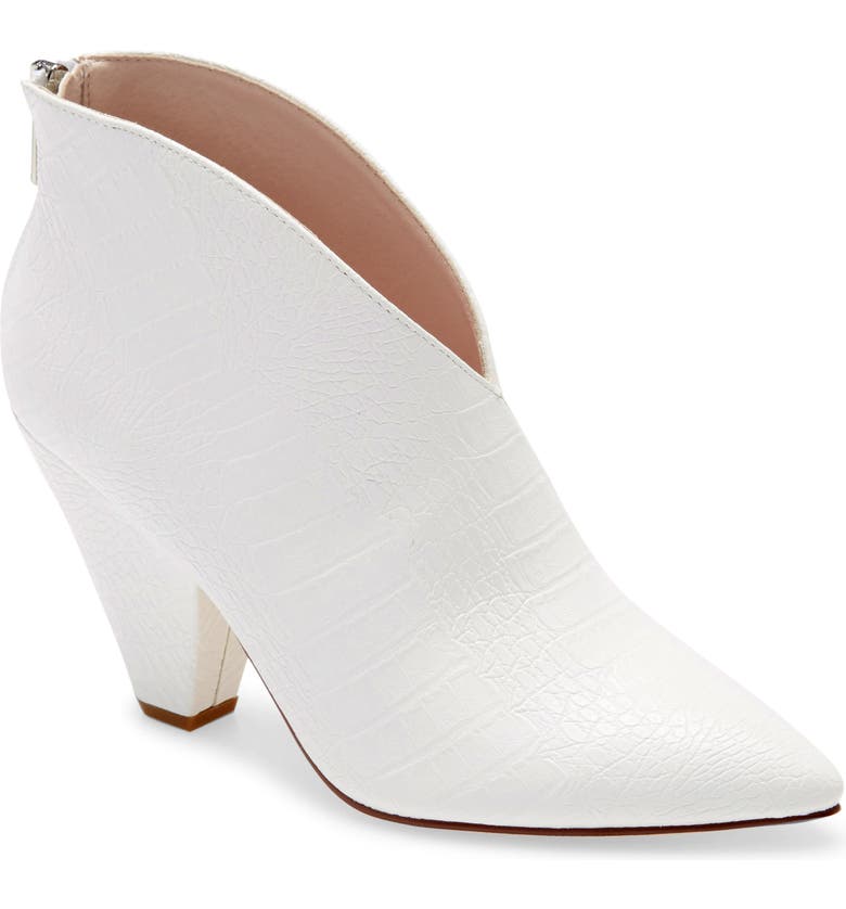 Chinese Laundry Rudie Bootie_WHITE FAUX LEATHER