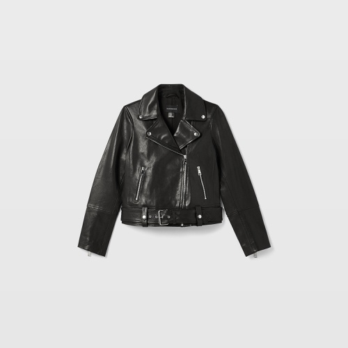 클럽모나코 Leather Classic Moto Jacket