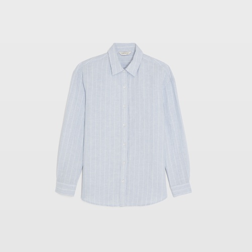 클럽모나코 Signature Striped Linen Shirt