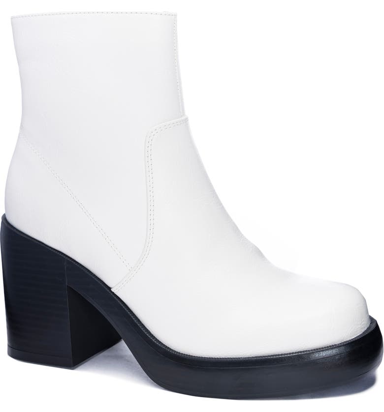 Dirty Laundry Groovy Platform Boot_WHITE FAUX LEATHER