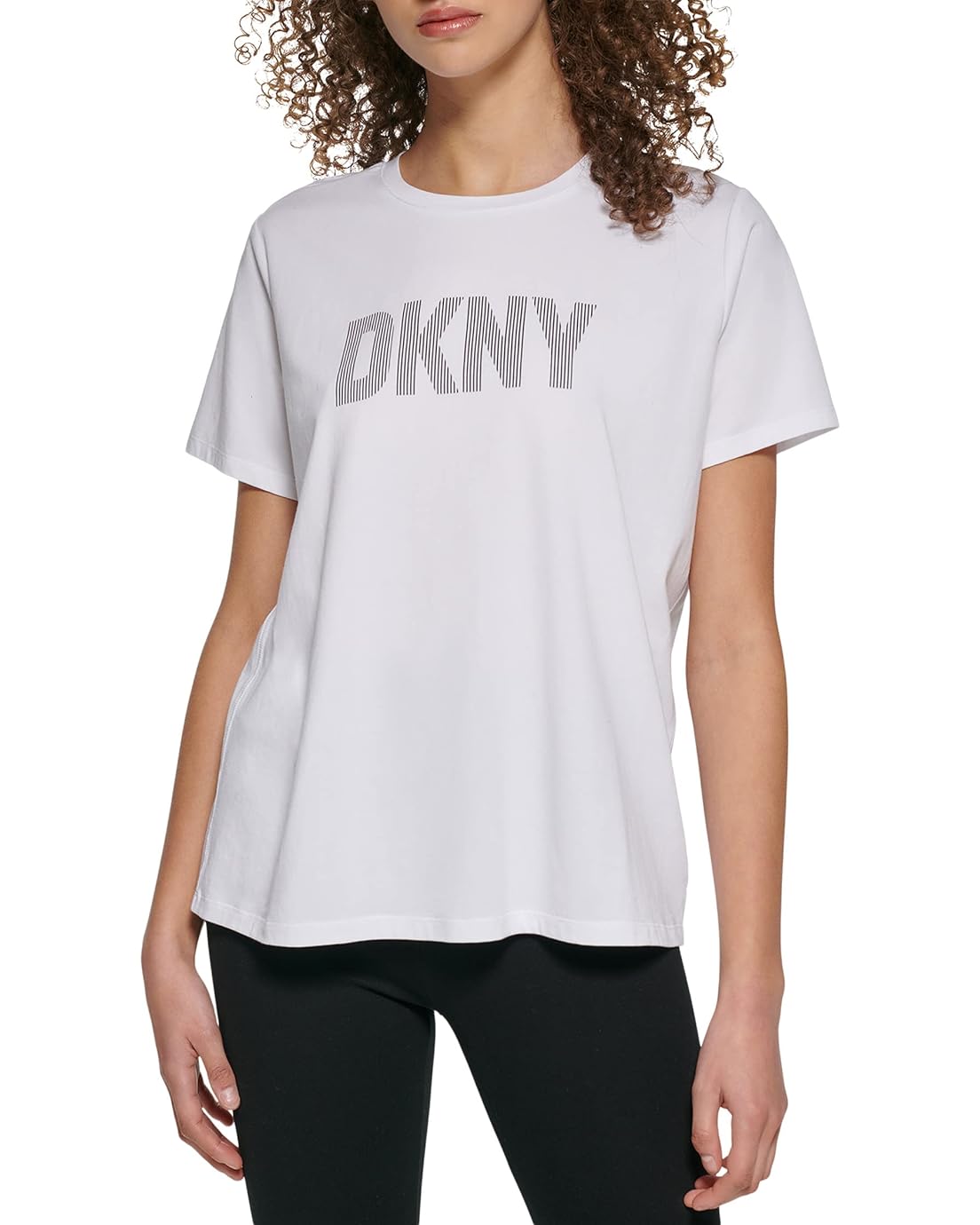 DKNY Stripe Logo Tee