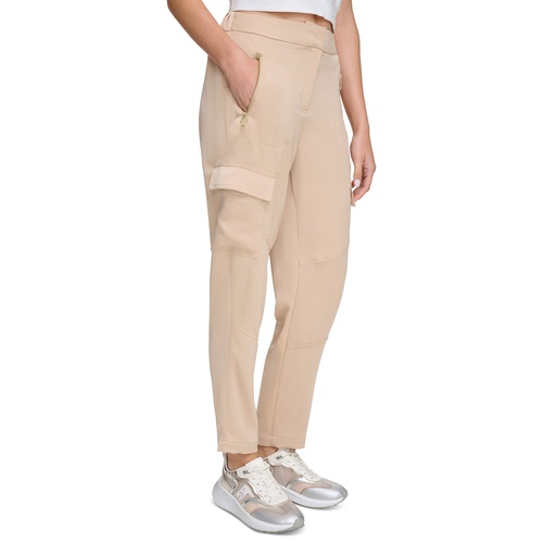 DKNY Womens Zip-Pocket Cargo Pants