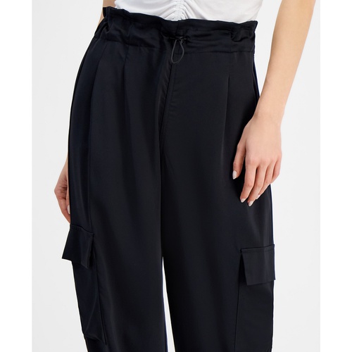 DKNY Womens High-Waisted Cargo Pants
