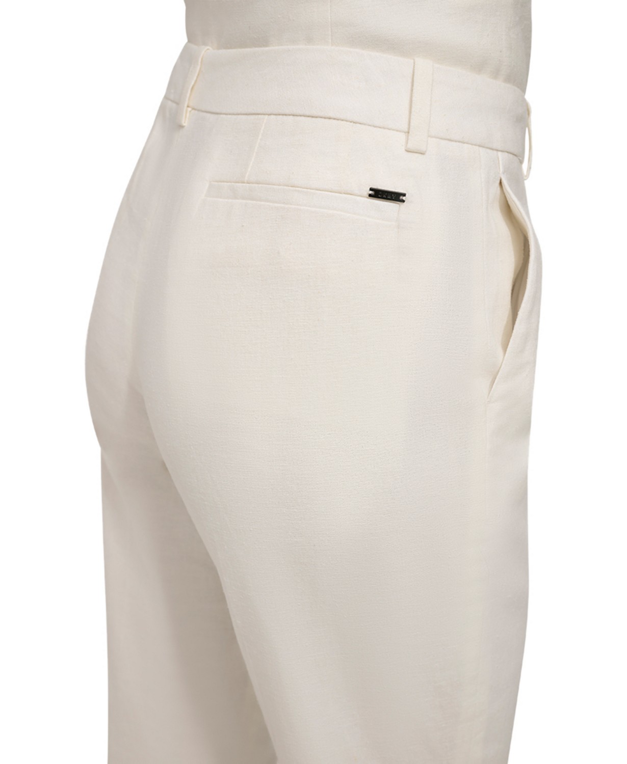 DKNY Womens Mid-Rise Slim-Fit Bootcut Pants