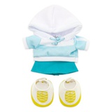 Disney nuiMOs Outfit ? Mesh Hoodie with Active Skirt and Sneakers