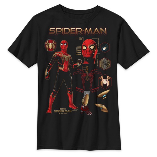 디즈니 Disney Spider-Man Integrated Suit T-Shirt for Kids ? Spider-Man: No Way Home