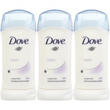 Dove Invisible Solid Deodorant, Fresh - 2.6 oz - 3 pk