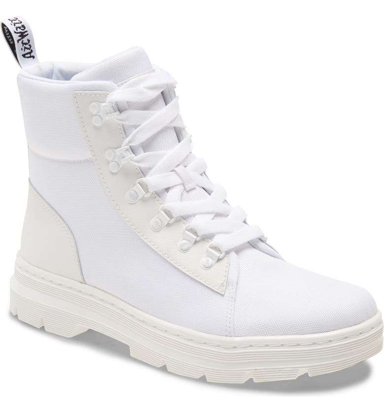 DR MARTENS Dr. Martens Combs Boot_WHITE LEATHER