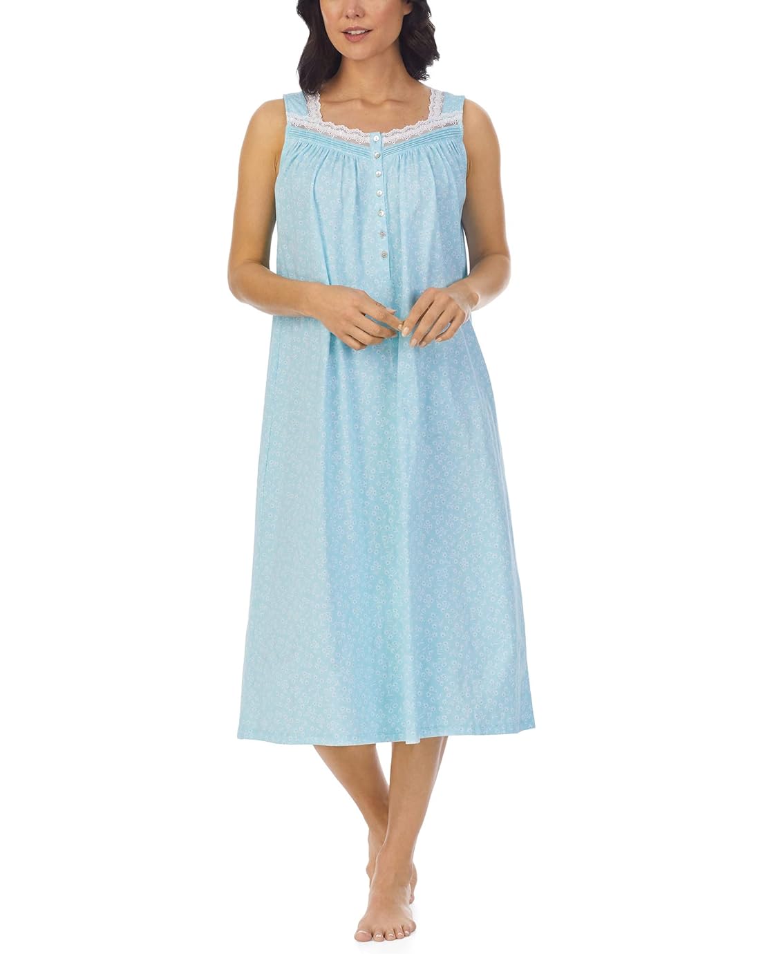 Eileen West 48 Sleeveless Long Nightgown