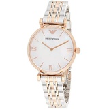 Emporio Armani Womens Stainless Steel Two-Hand Dress Watch