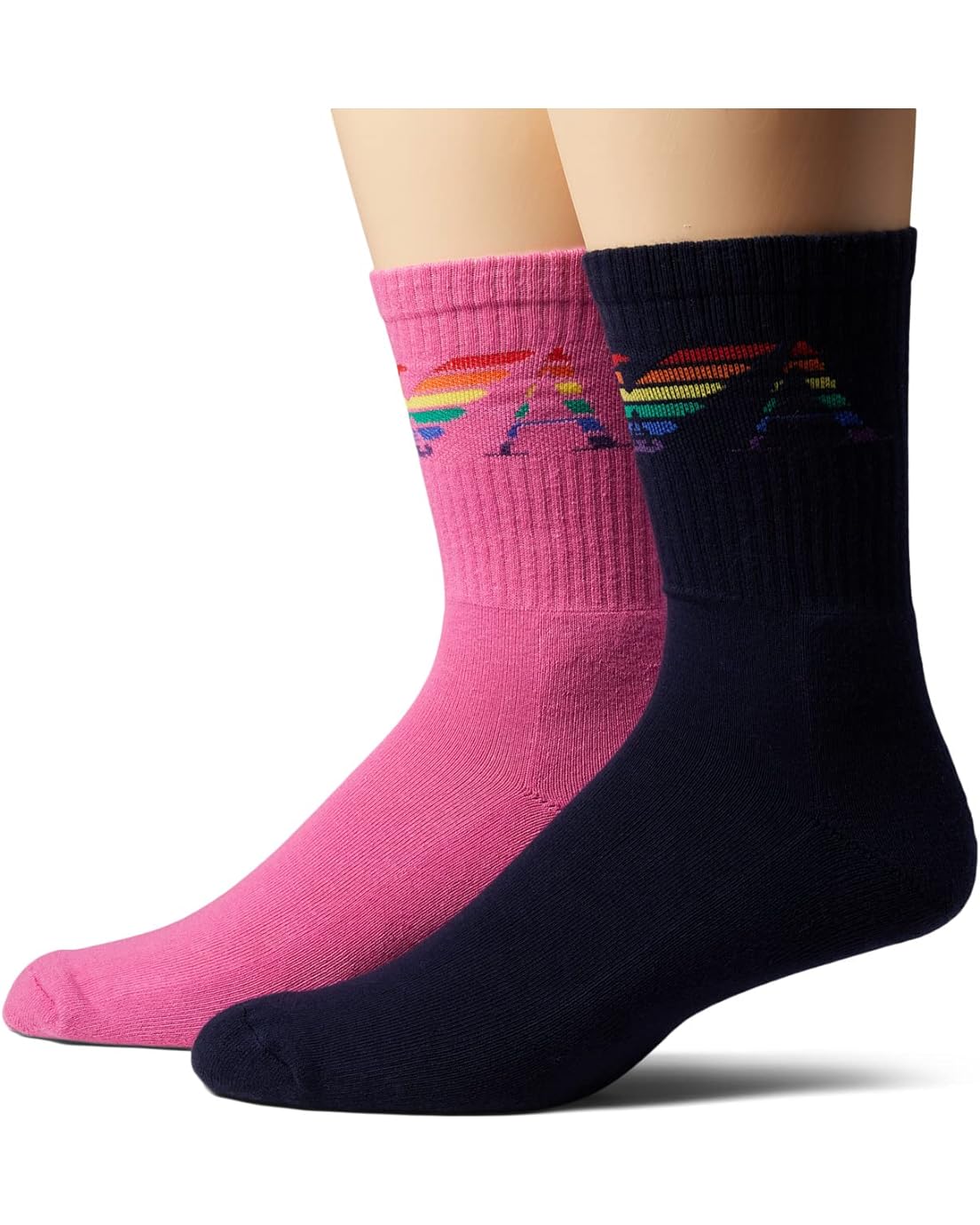 Emporio Armani Rainbow Logo 2-Pack Socks