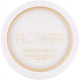 Flower Beauty Miracle Matte Finishing Powder - Smoothing & Ultrafine Silky Formula Makeup Finishing Powder, Flatters all Skin Tones with Matte Finish, Includes Mirror & Sponge (Uni