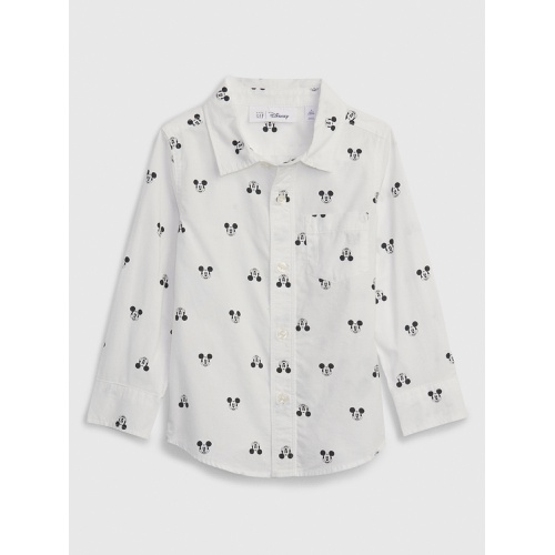 갭 babyGap | Disney Mickey Mouse Poplin Shirt