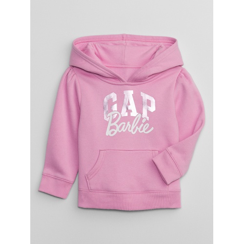 갭 babyGap | Barbie™ Logo Hoodie