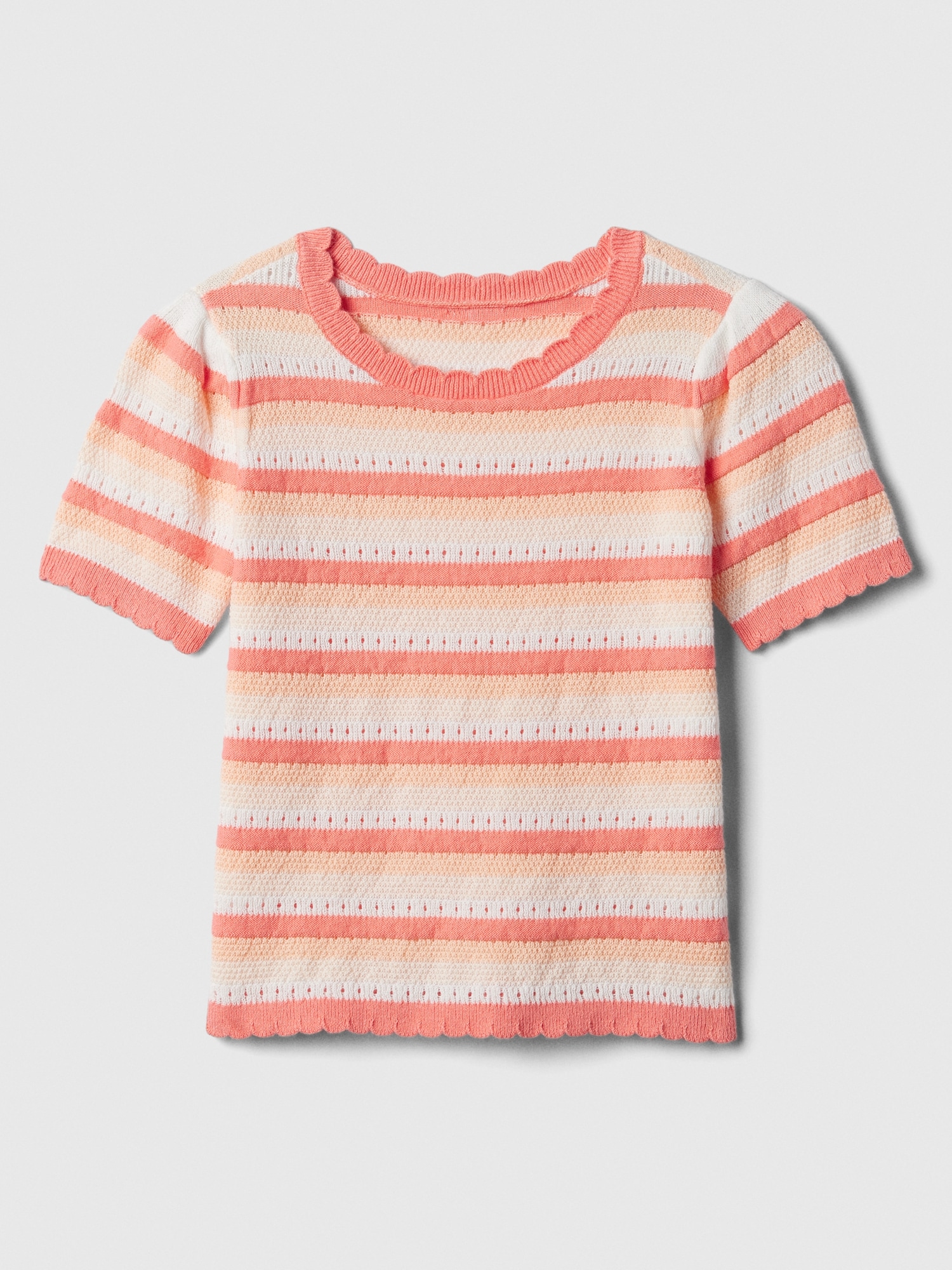 babyGap Stripe Crochet Sweater Top