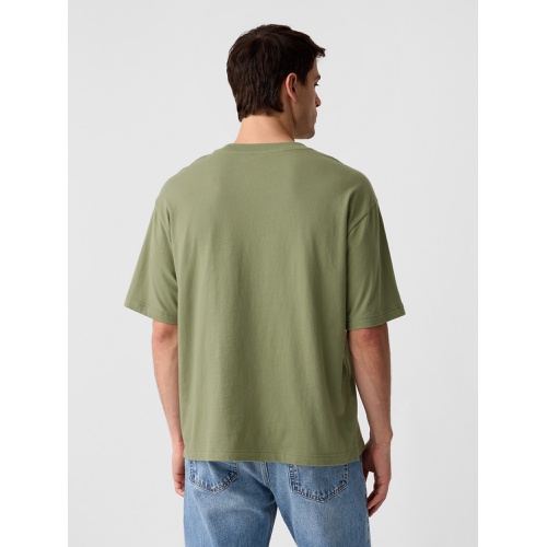 갭 Everyday Soft Oversized Pocket T-Shirt