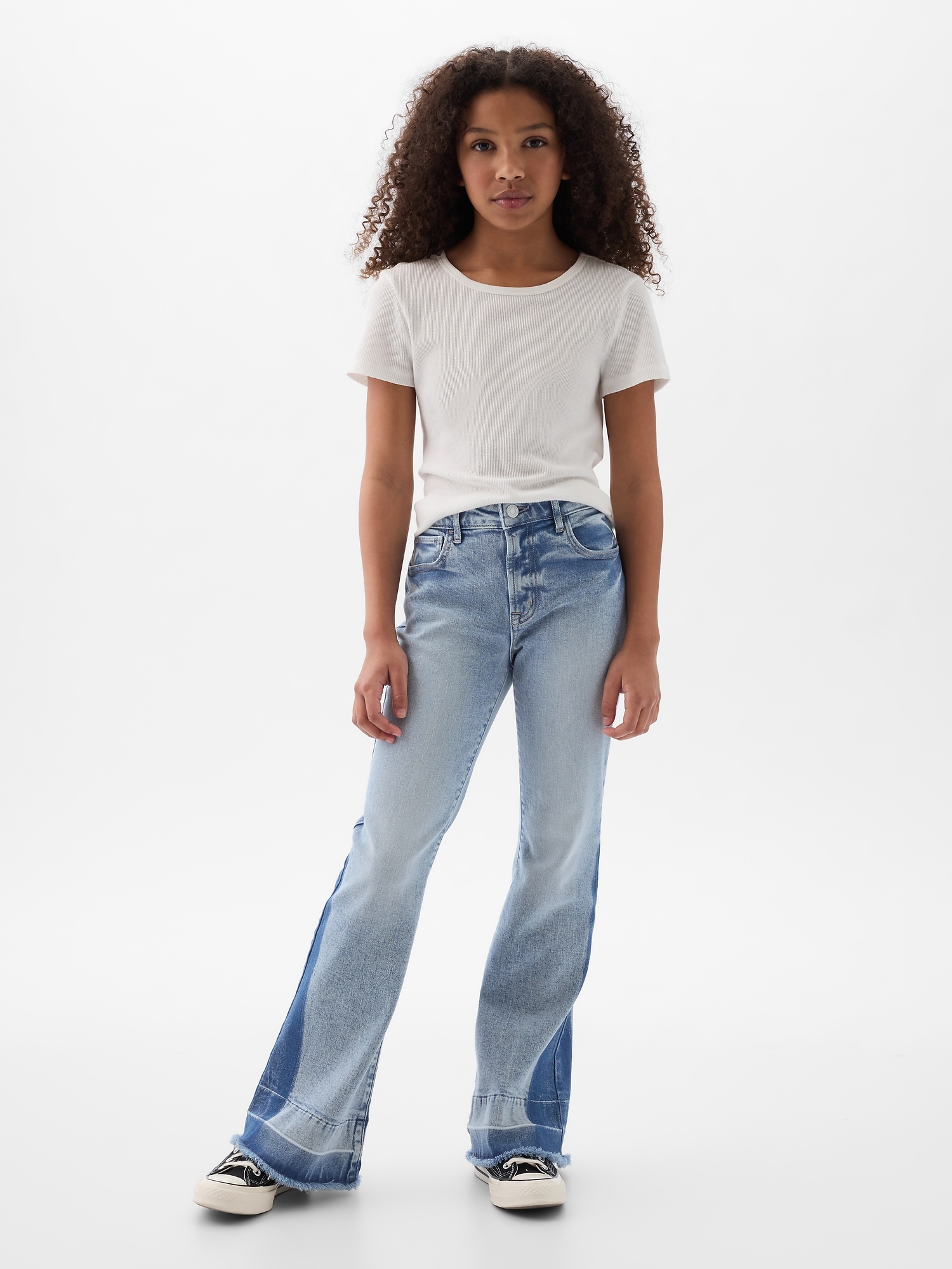 갭 Kids High Rise 70s Flare Jeans