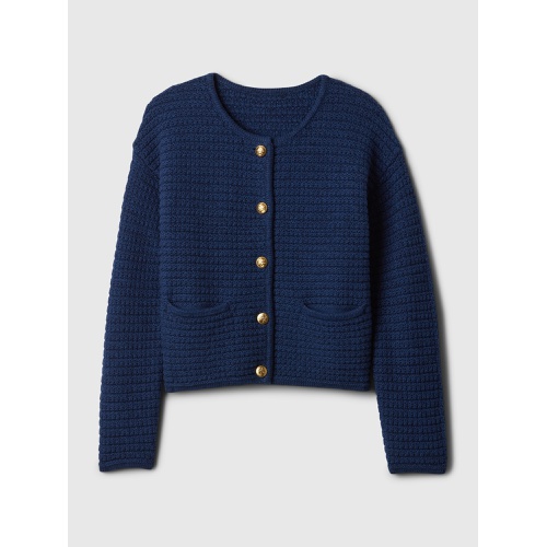 갭 Textured Sweater Jacket