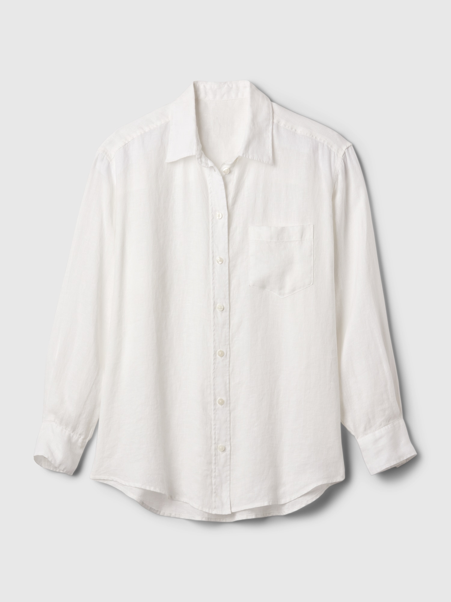 갭 100% Linen Big Shirt
