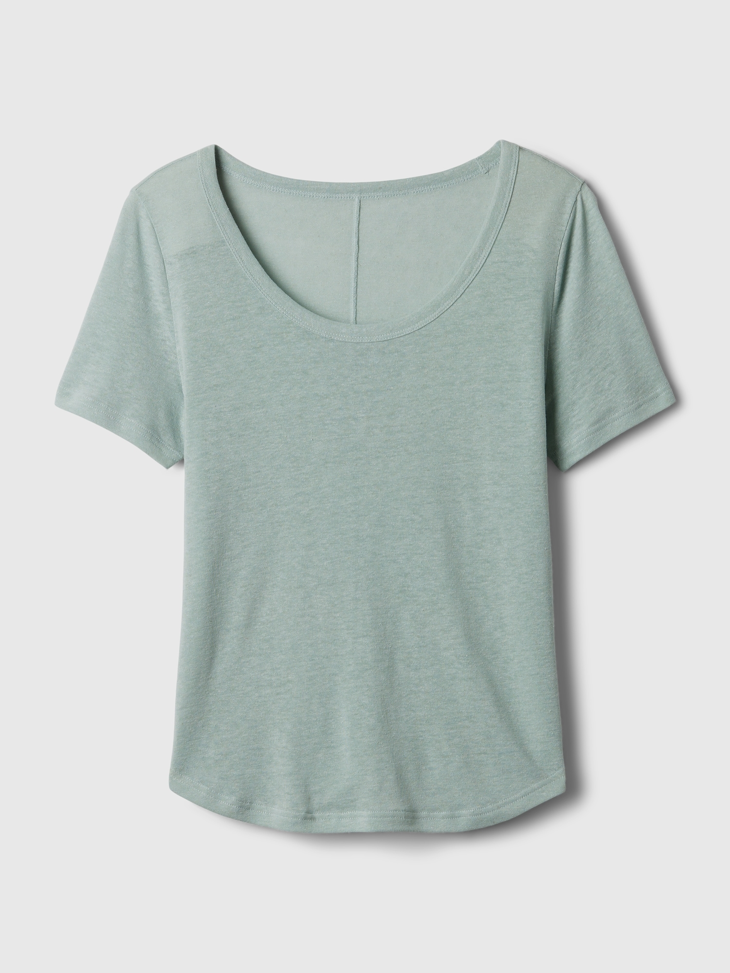 갭 Linen-Blend T-Shirt