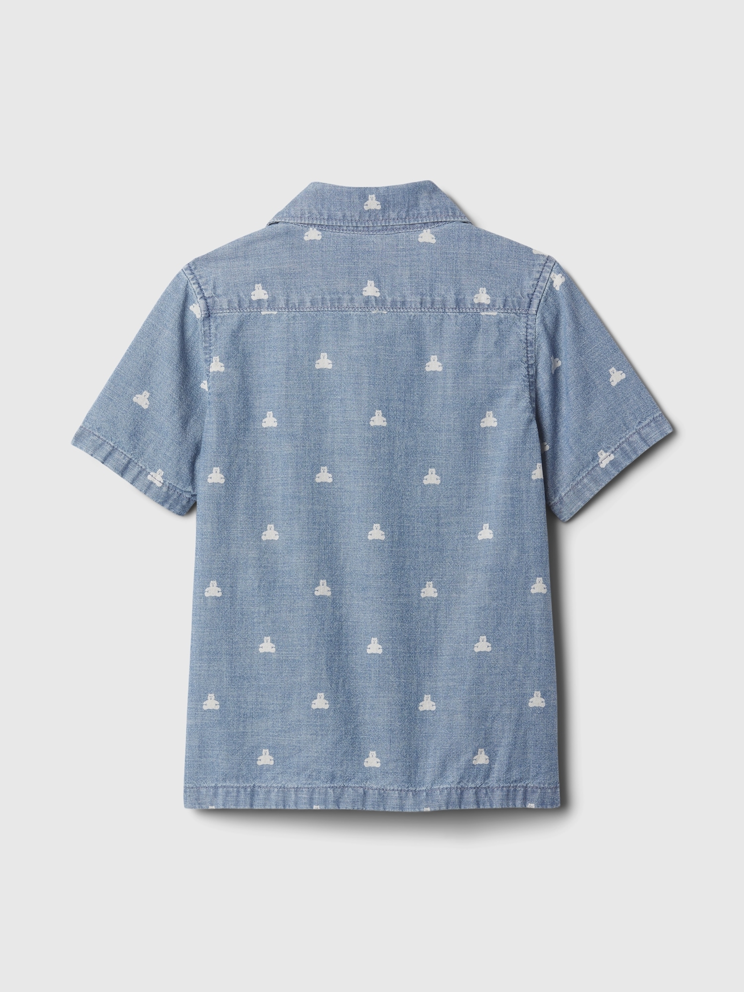 갭 babyGap Print Denim Shirt