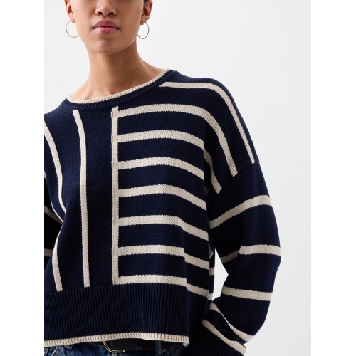 갭 Oversized Crewneck Sweater