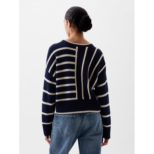 갭 Oversized Crewneck Sweater